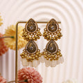 Twenty-Two Beaded Bell and Teardrop Dangle Earring Designs view 6