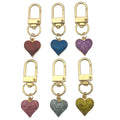 Heart Charm Keychains Featuring Heart Across 18 Pictured Variations view 5