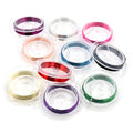 Assorted Color Fine Craft Wire Spools in Clear Round Cases view 3