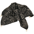 Paisley Bandana Print Fabric Pearl Drop Hair Claw Clip view 5