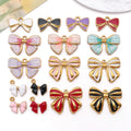 Gold-Tone Bow and Butterfly Metal Charms with 16 Listed Options view 1