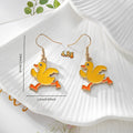 Gold Tone Yellow Duck Drop Earrings in Eleven Playful Designs view 5