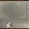 White Stone Grape Cluster Pendant Necklaces in Three Designs view 7