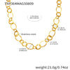 Gold Oval Necklace