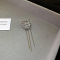 Silver Tone Crystal Ear Cuffs in Eight Assorted Designs view 8