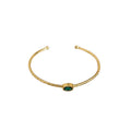 Pearl Green Stone Zircon Open Cuff Bracelets 4 Styles view 5