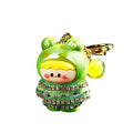 Jeweled Frog Baby Doll Keychains in Five Colors plus Assorted Option view 5