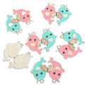 Split Heart Best Friends Enamel Charm Collection for Jewelry Making view 9