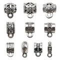 Large-Hole Antique Silver Connector Clasp Jewelry Findings with 11 Listed Options view 1