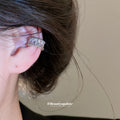 Geometric Crystal Ear Cuffs in Four Distinct Designs view 3