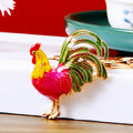 Jeweled Rooster, Hen and Duck Keychains in Eleven Pictured Designs view 6