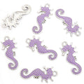 Colorful Seahorse Enamel Metal Charms, 12 Colorways view 9
