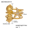 A861 GoldSize7Starfish
