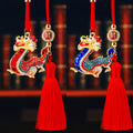 Mixed Jeweled Dragon Vehicle Hanging Ornaments in Twenty Three Styles view 3