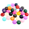 Glossy 12mm Round Marbled Resin Cabochons in Eight Colors view 5