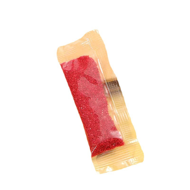 Chinese Style Red Sand Filled Keychain Accessory for Hollow Gourds