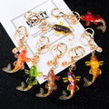 Translucent Arowana Fish Keychains in Ten Color Finishes view 3