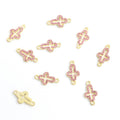 Pastel Crystal Cross Connector Collection for Jewelry Making view 8