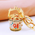 Fortune Bucket and Mixed Auspicious Charm Keychains in Forty-Four Options view 8