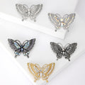 Crystal Butterfly Brooch in Five Metallic Colorways view 1