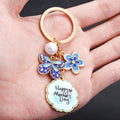 Blue-Led Four-Style Mother's Day Butterfly Flower Keychain Collection view 3