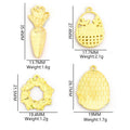 Enamel-Look Rabbit Alloy Charms in 4 Styles for Jewelry Crafts view 2