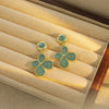 Teal Petal Drops