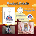 America The Beautiful Red White And Blue Rainbow Star Keychain view 2