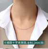 Thin Gold Cross-Bead