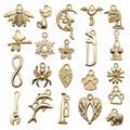 Yellow Mixed-Finish Metal Charms with 24 Listed Options view 1