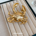 Hammered Metal Crab Brooches And Pendant Necklaces view 6