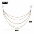 Ivory Pearl Multi Strand Christmas Tree Hanging Ornament view 3