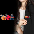 Red Blue Ladybug Two Designs Metal Brooch Pin for Jackets and Lapels view 4