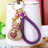 Deep-Purple-Strap Heart-Fortune-Pouch
