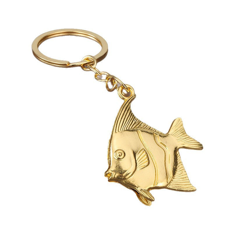 3D Clownfish Ocean World Zinc Alloy Keychain Pendant Accessory