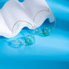 Green Bubble Hoops