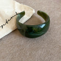 Irregular Acrylic Open Cuff Bangles Singles And Pairs view 6