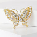 Crystal Butterfly Brooch in Five Metallic Colorways view 4