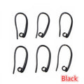 Assorted Curved Metal Earring Hook Findings in Mixed Finishes view 10