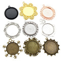 Round Pendant Tray Assortment Jewelry Making Components view 5
