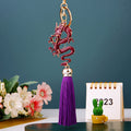 Chinese Business Dragon Tassel Keychains in Four Colors plus Assorted Option view 7