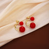 Red Bead Huggies