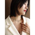 Silver Star Heart Bell Charm Choker Necklaces Three Styles view 7