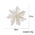 Glitter Daisy Flower Brooch Rhinestone Center Six Colors view 5