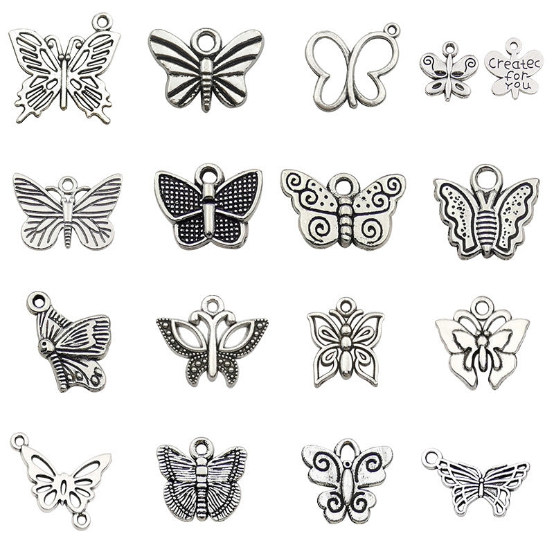 Zinc Alloy Hollow Butterfly Charm Pendant for DIY Necklace Earring Bracelet Jewelry Making