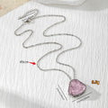 Rhinestone Frame Laughing Buddha Pendant Necklaces Two Colors view 4