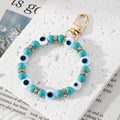 Evil Eye Beaded Wristlet Clip Keychains in Five Designs view 4