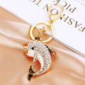 Jeweled Dolphin Keychains in Multiple Shapes and Attachment Styles view 8