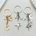 Celestial Charm Keychains Featuring Star Across 20 Pictured Variations view 2