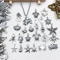 Antique Silver Seashell Metal Charms with 33 Listed Options view 4